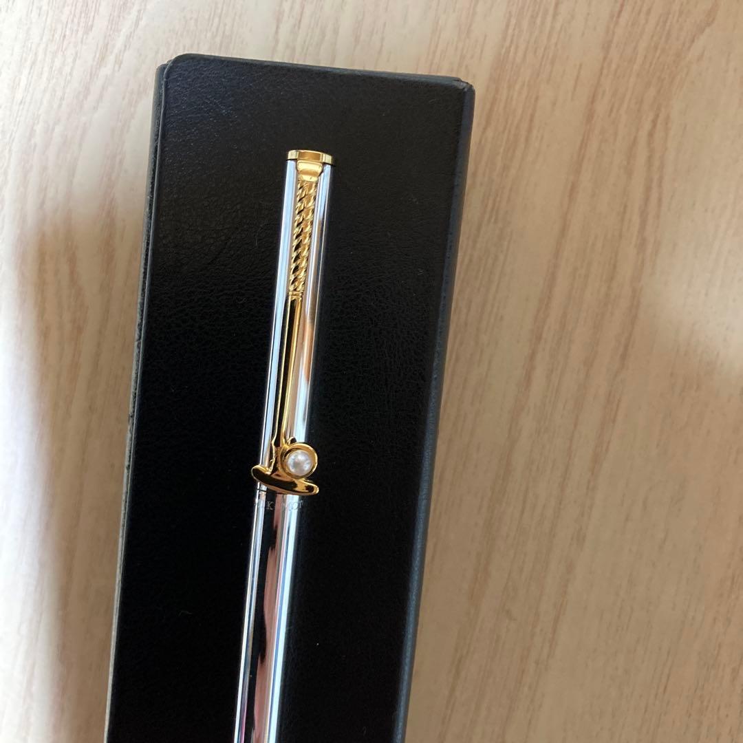 ミキモト、ボールペン、芯が硬い、ゴルフ、ボールの真珠、人気モデル、ヴィンテージ品