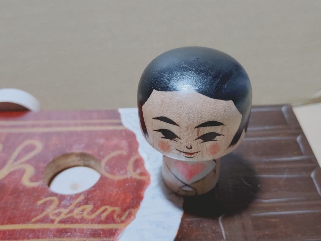 石巻こけし　チョコレート車　美品