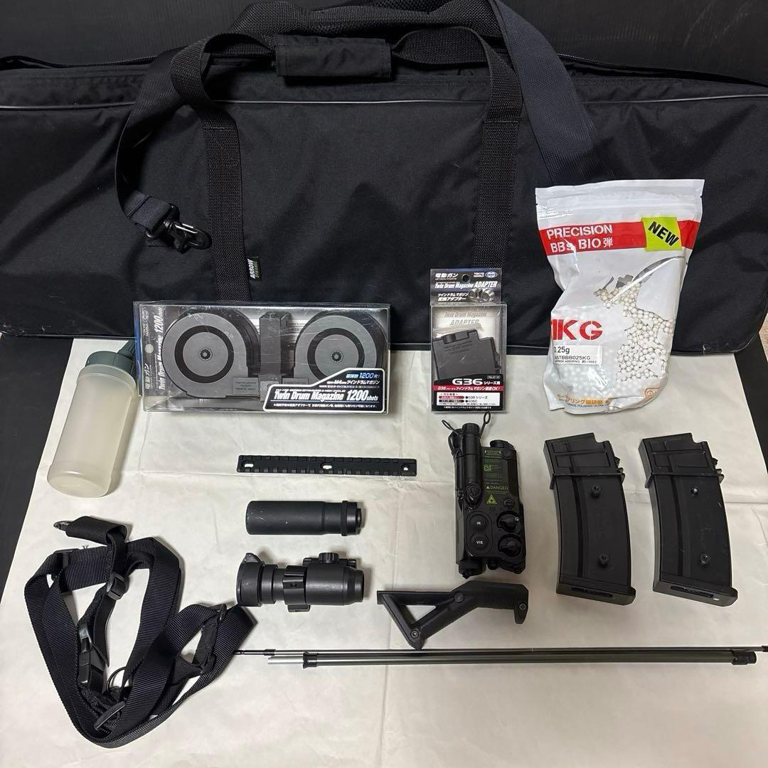 東京マルイ スタンダード電動ガン G36C 付属品多数