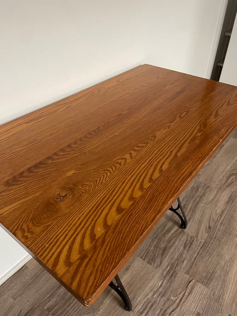 【sun flower】SINGER ビンテージ木製テーブル