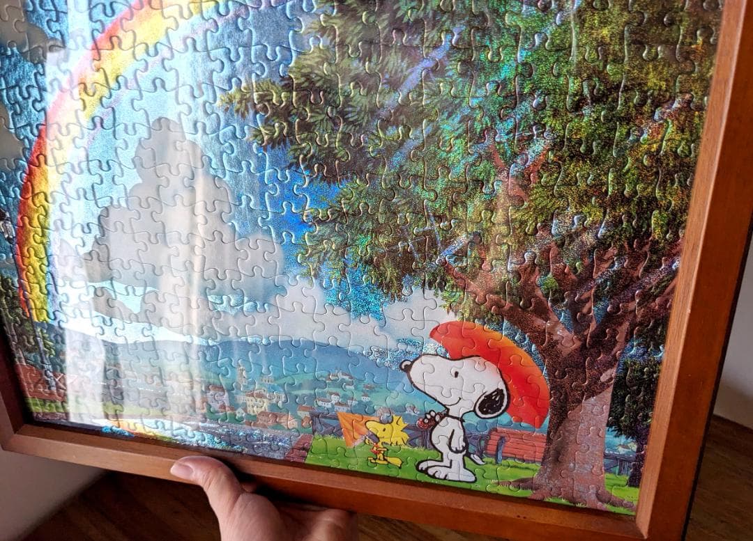 激レア　スヌーピー　アポロ社　パズル完成品 オズの魔法使い　スーベニアメダル