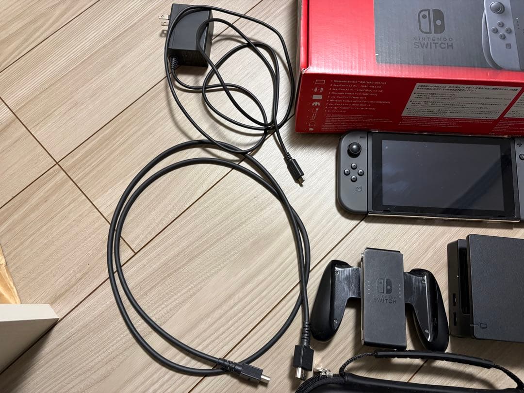 Nintendo Switch グレー 本体 箱・付属品あり