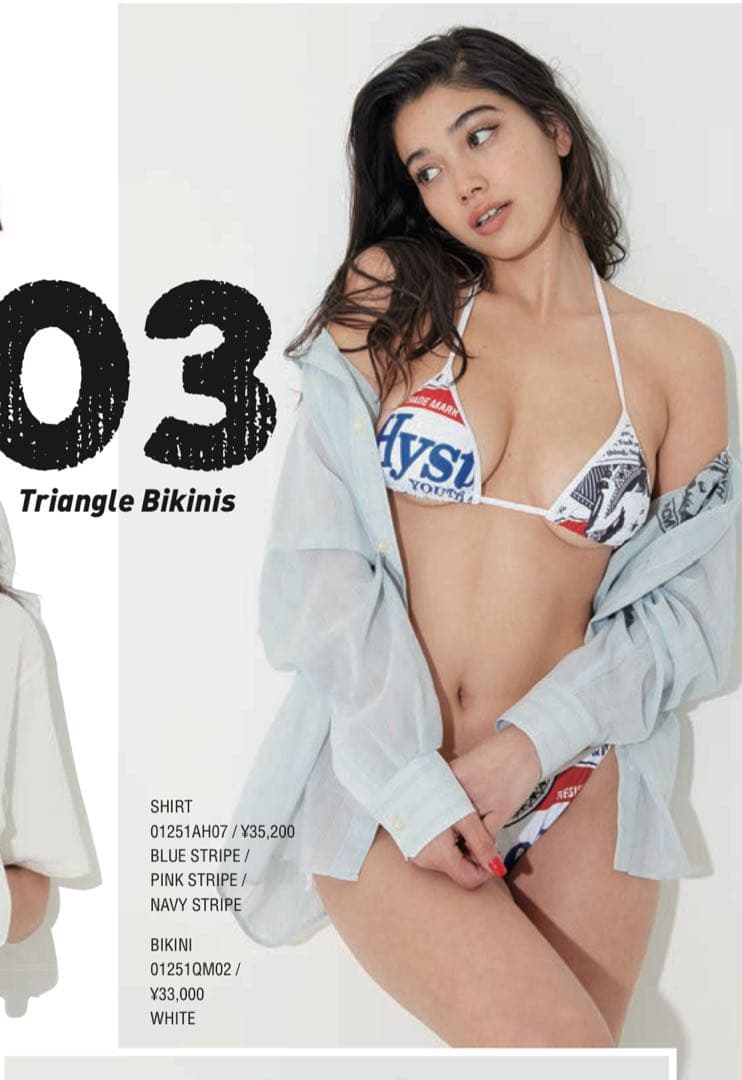 HYSTERIC GLAMOUR セパレート水着 FREE ホワイト