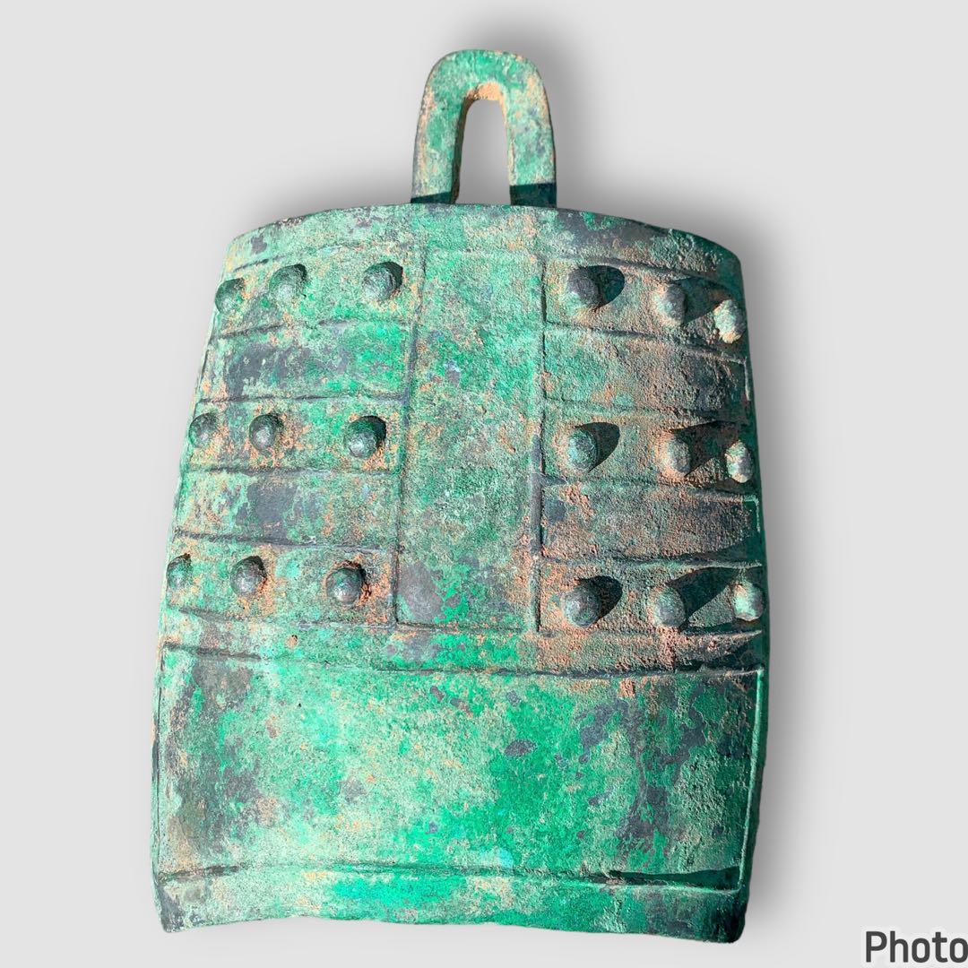 中国　銅鐸　春秋戦国時代　青銅器　骨董　アンティーク　レア