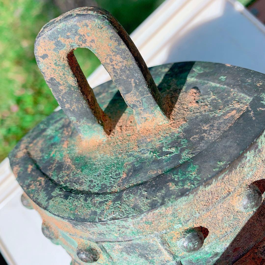 中国　銅鐸　春秋戦国時代　青銅器　骨董　アンティーク　レア