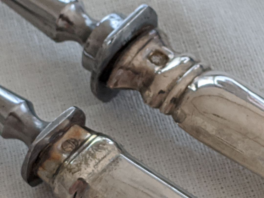 フォーク シルバー 銀器 アンティーク 銀製品 二本