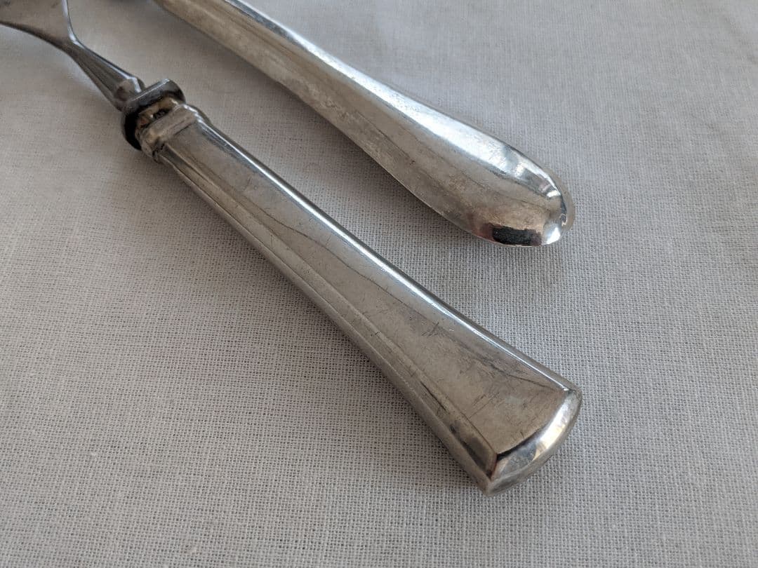 フォーク シルバー 銀器 アンティーク 銀製品 二本