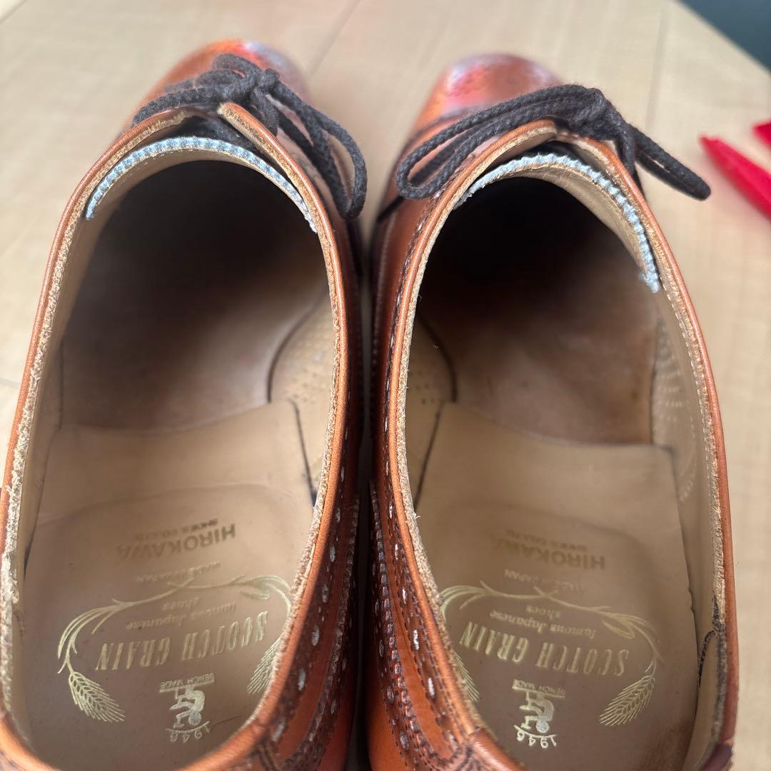 【美品】スコッチグレイン　インペリアルⅢ　ブラウン　25cm