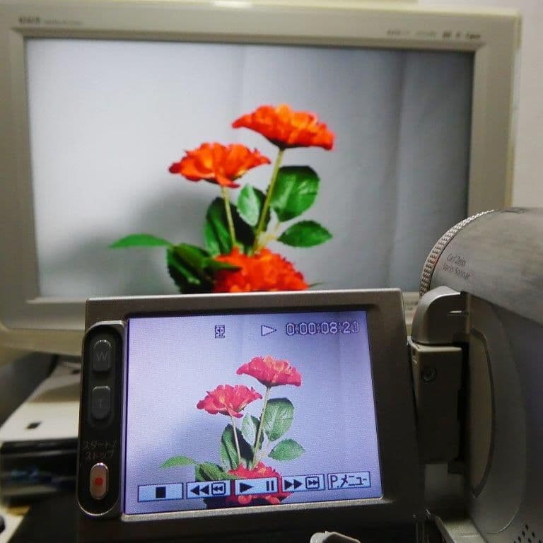 動作品ソニー DCR-PC350 MiniDVビデオカメラ　DVDダビングに最適