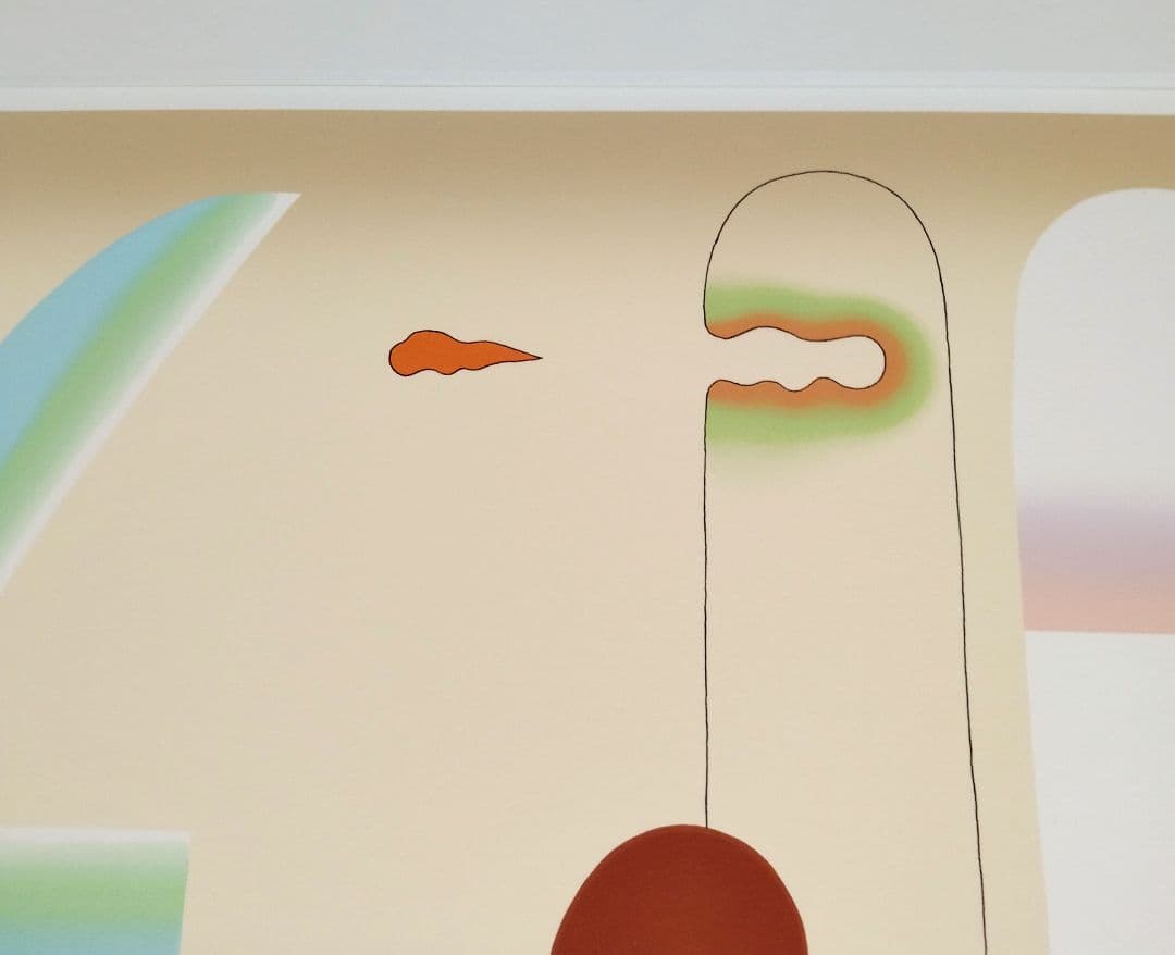 ☆ 元永定正 特大シルクスクリーン