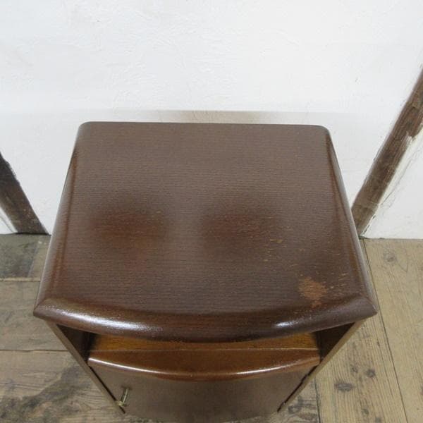 イギリス アンティーク 家具 サイドキャビネット ナイトテーブル 6862d