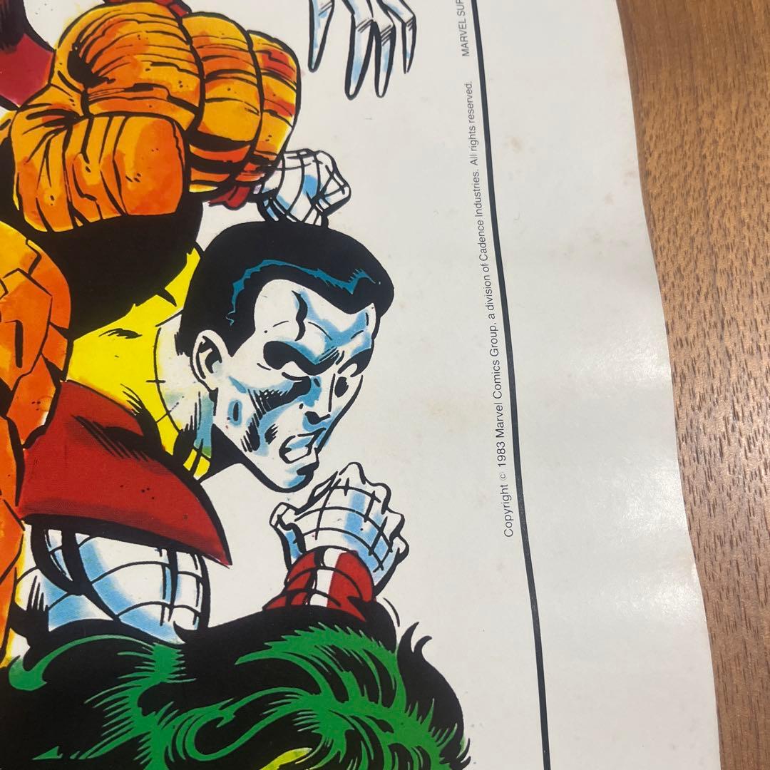 超激レア！　マーヴル　スーパーヒーローズ　シークレットウォーズ　非売品ポスター