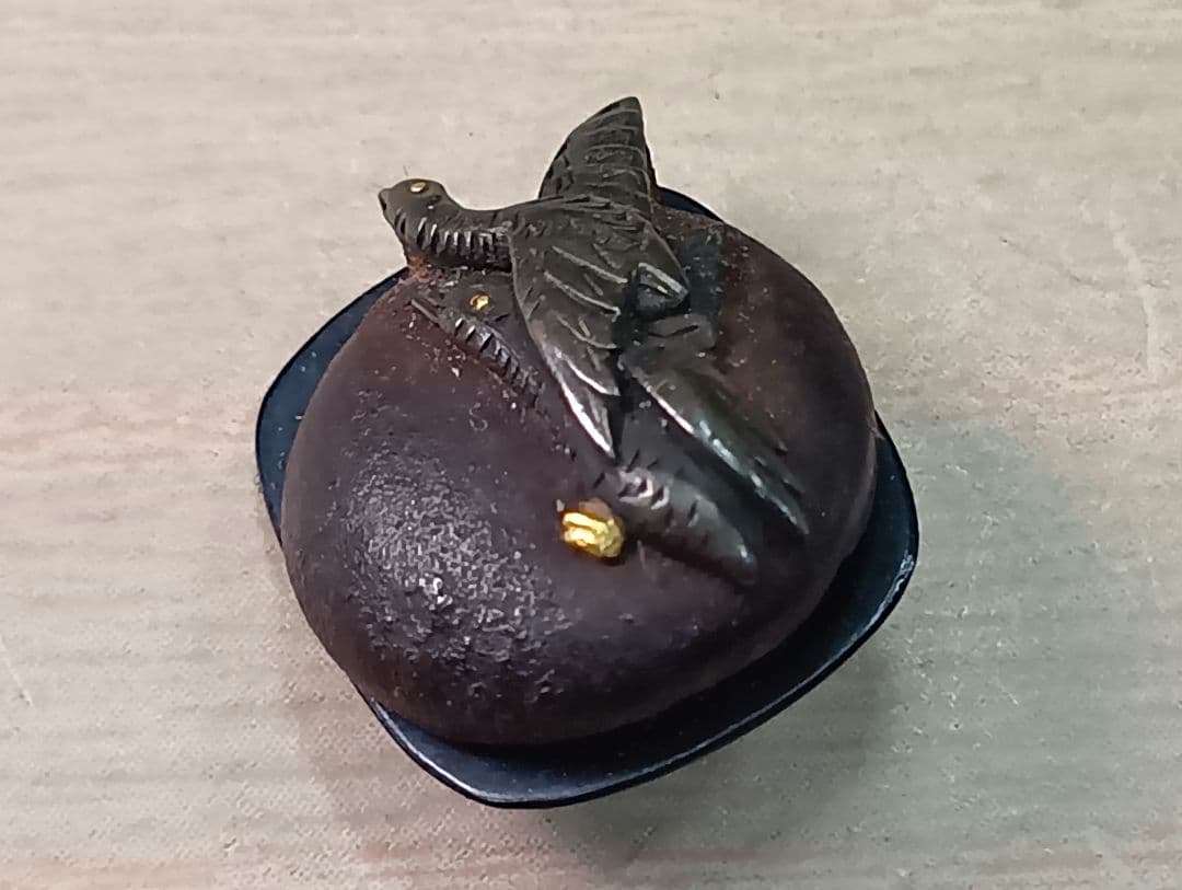 煙草入れ／前金具雁