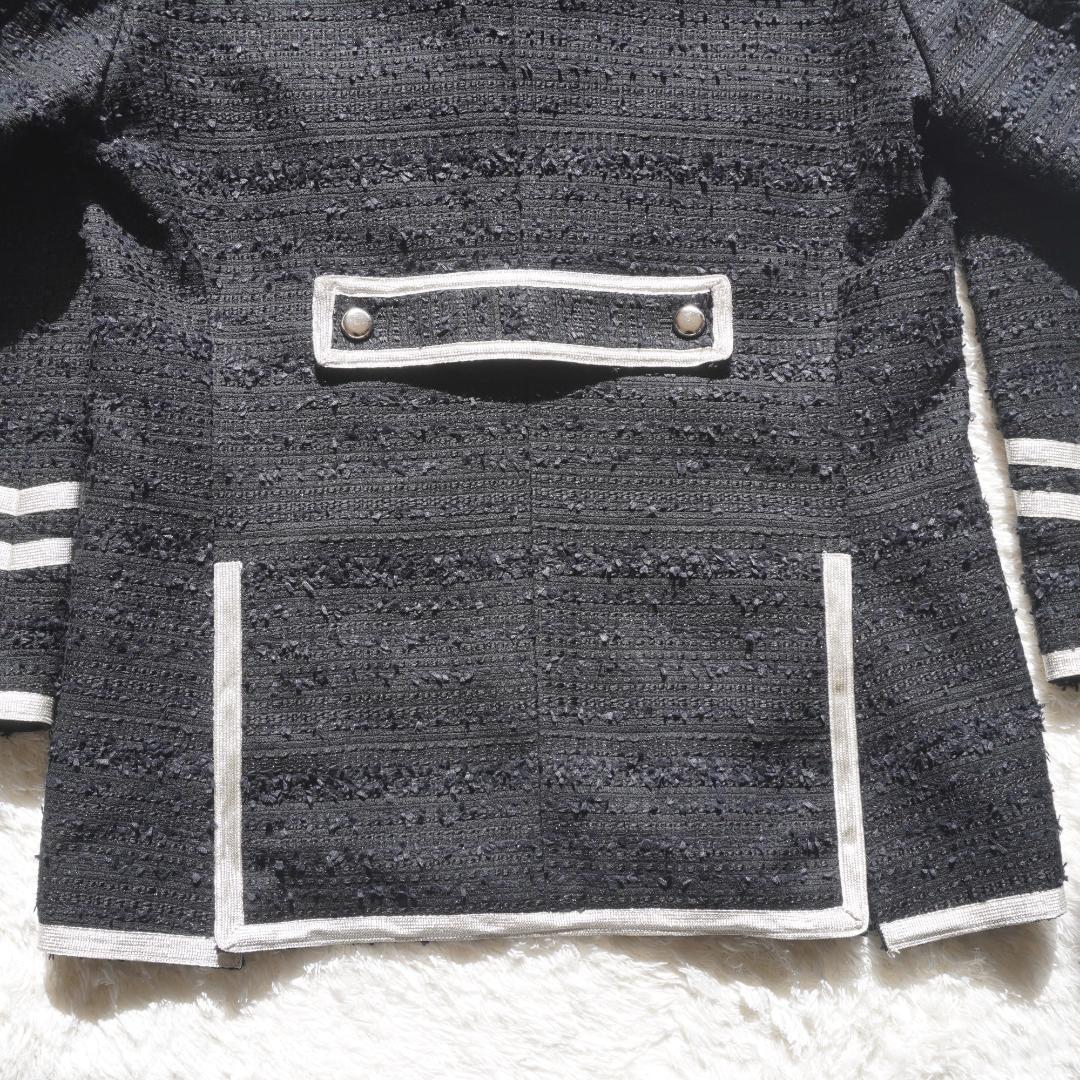 美品 コンダクター　MIXED TWEED OFFICER JKT　ナポレオン