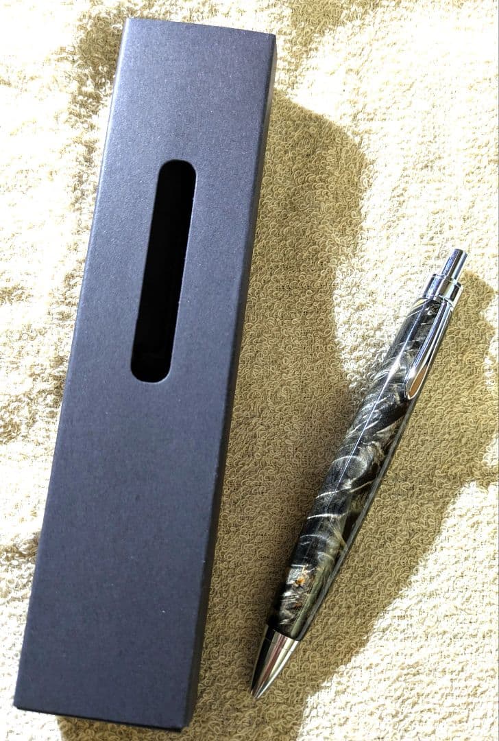 木軸ペン　楓瘤杢　シースルーグラデーション　ボールペン／シャープペン