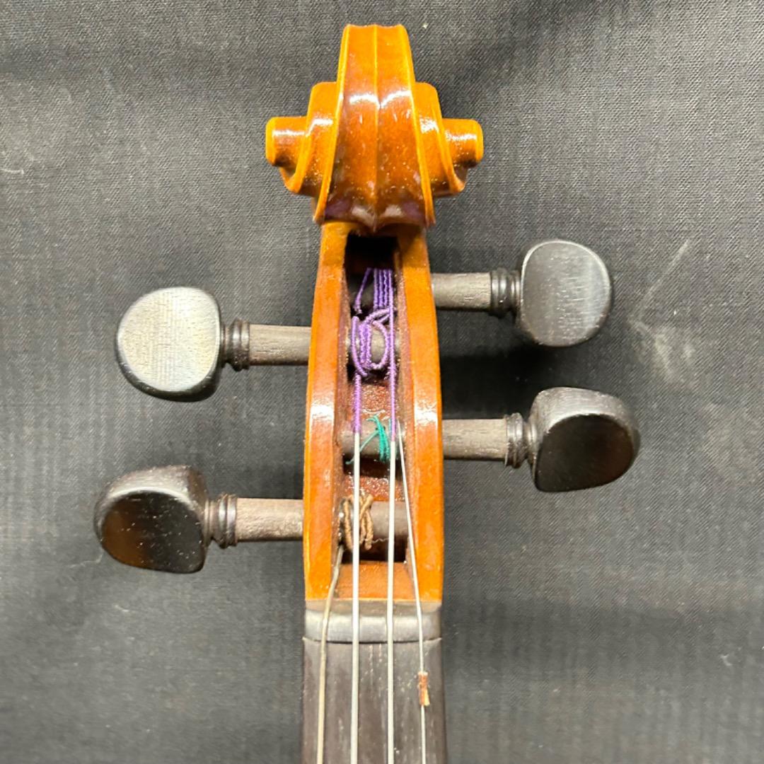 ▽Ed左横1029 カール・ヘフナー バイオリン ケース 弓 肩当 松脂 まとめ