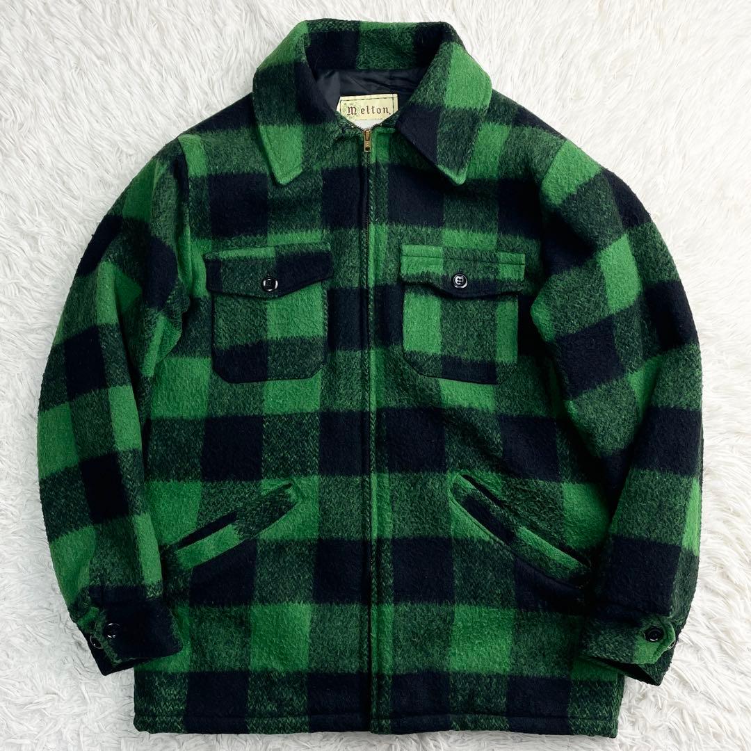 希少 美品 70s USA製 melton ヴィンテージ マッキーノジャケット