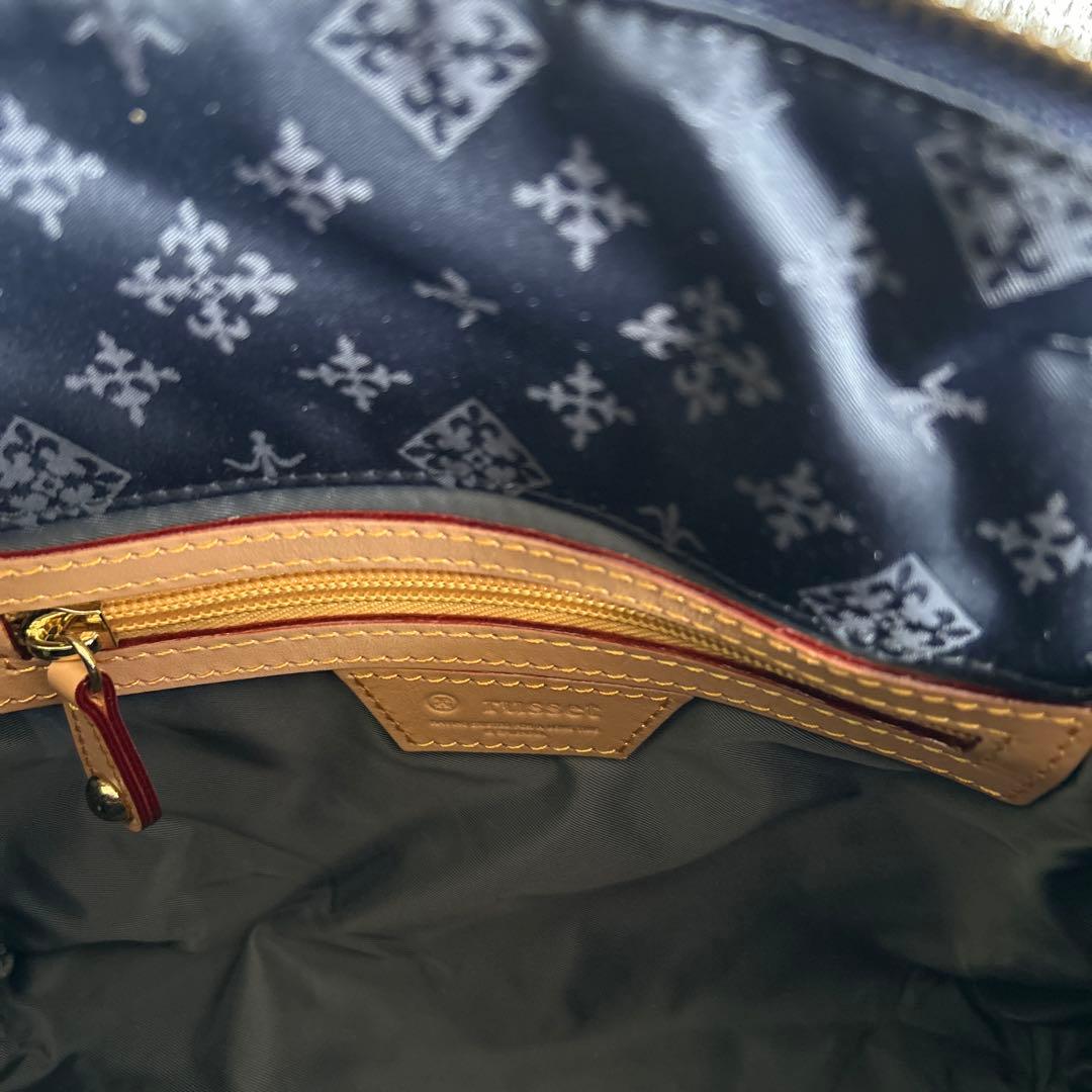 ラシット russet ショルダーバッグ 2way バイカラー　総柄　美品