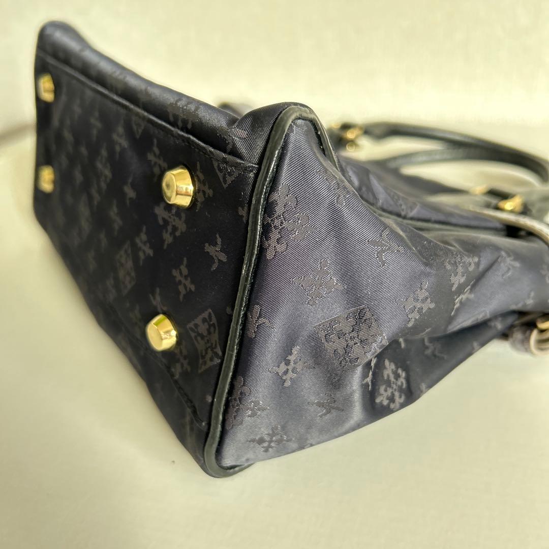 ラシット russet ショルダーバッグ 2way バイカラー　総柄　美品