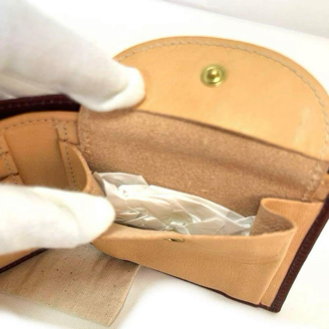 イルビゾンテ スターエンボス 星　2つ折り ウォレット 財布 ワインブラウン