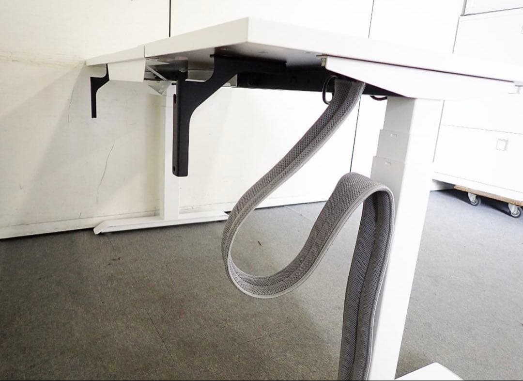 コクヨ 電動昇降デスク シークエンス 幅135 ホワイト パソコンデスク