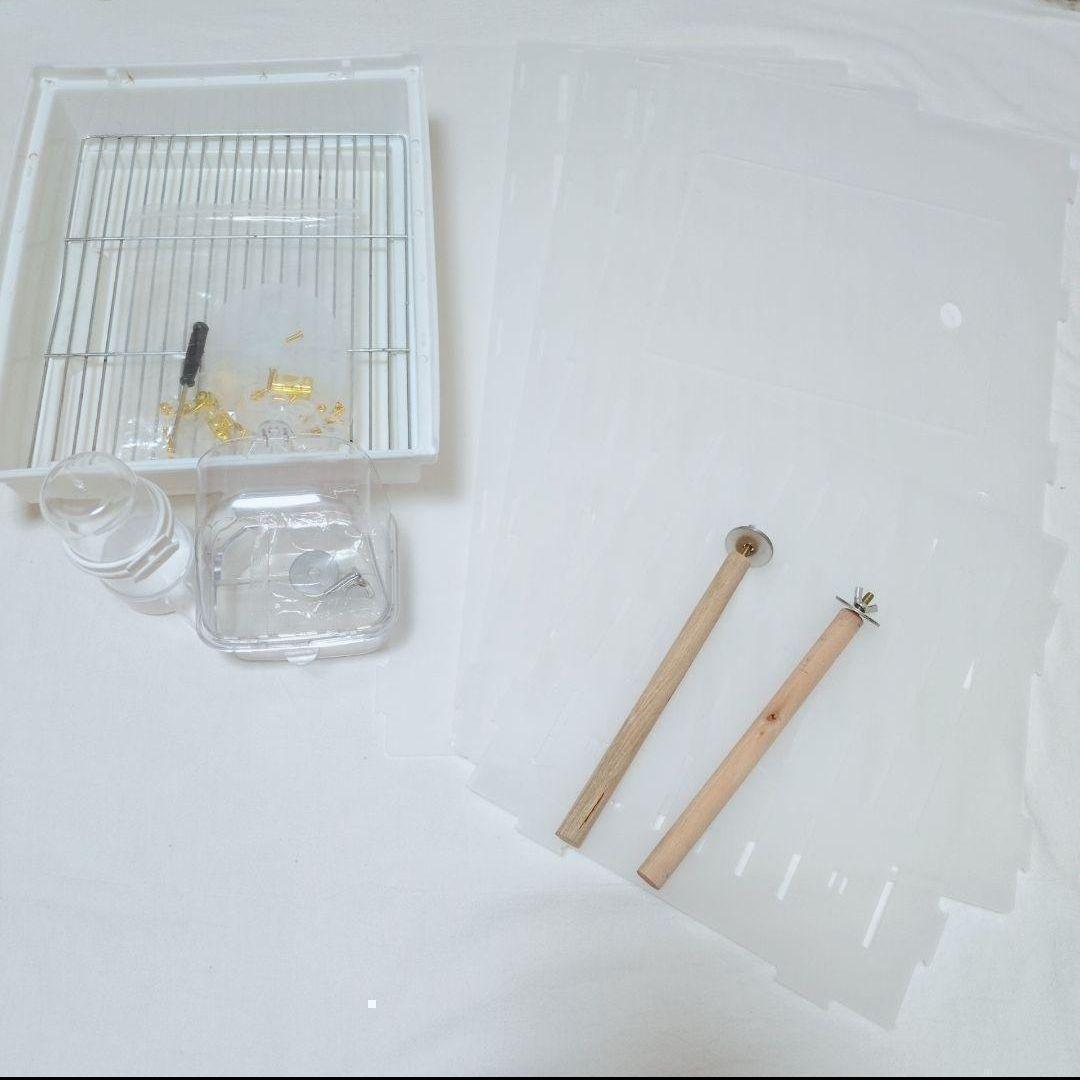 《ラスト１点》 アクリル ケージ 360度 小動物 鳥 モモンガ ドーナツ綱