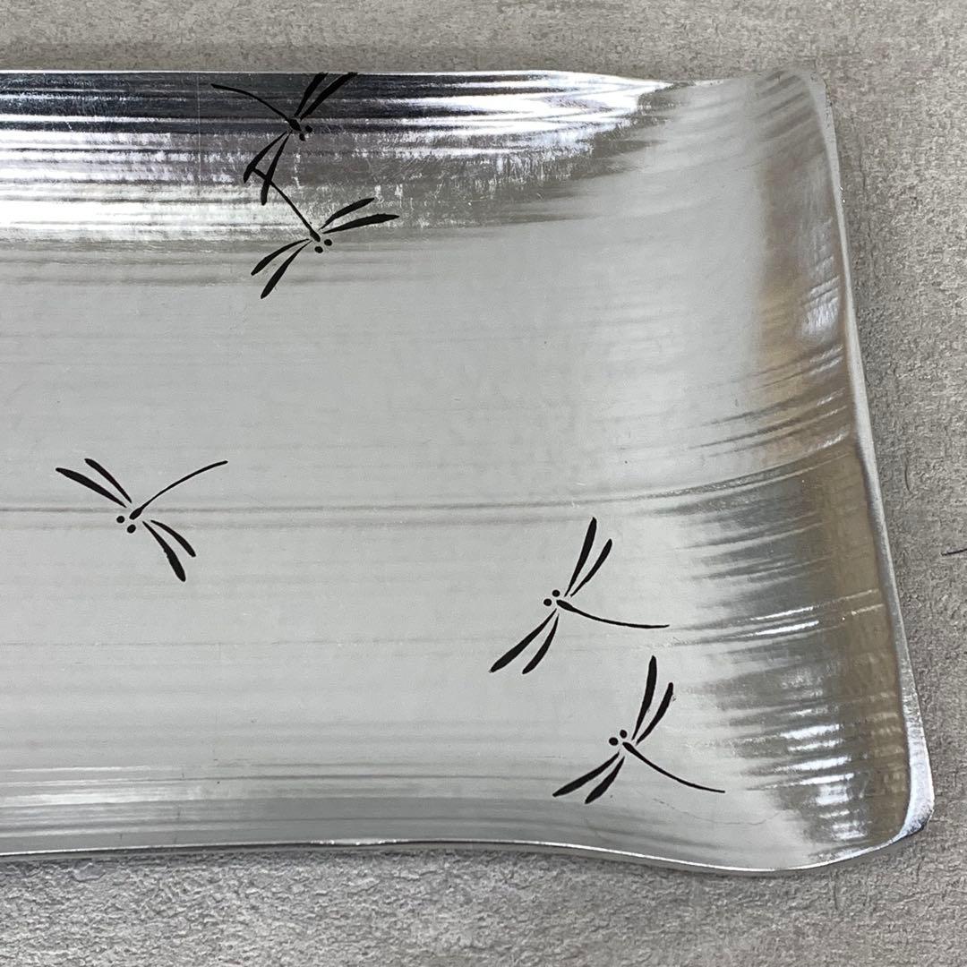 菓子器 平安 象彦 瑞雲 蜻蛉 銀箔 共箱 とんぼ 皿