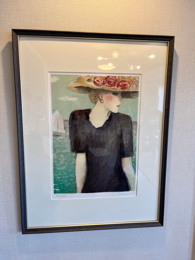 カシニョール　7月　絵画　リトグラフ