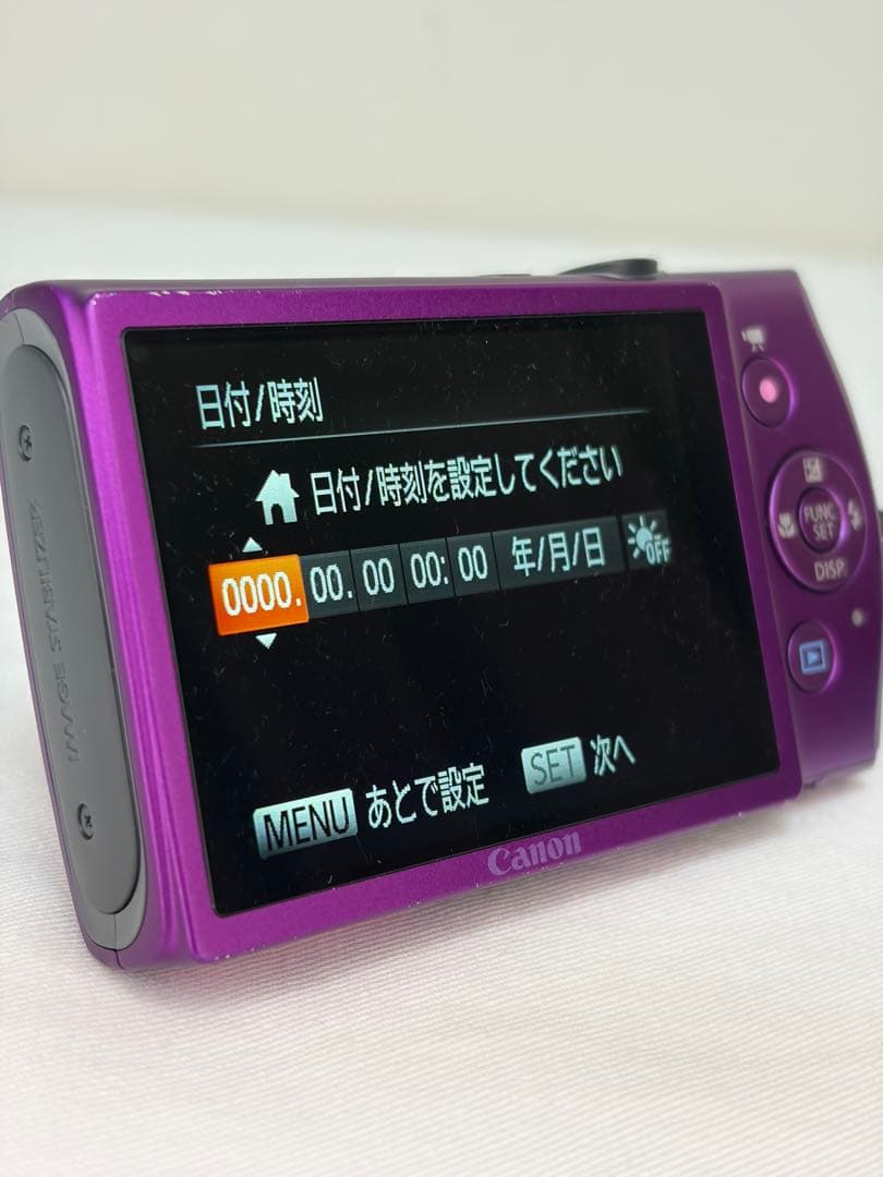 訳アリ Canon IXY600fパープルコンパクトデジタルカメラ