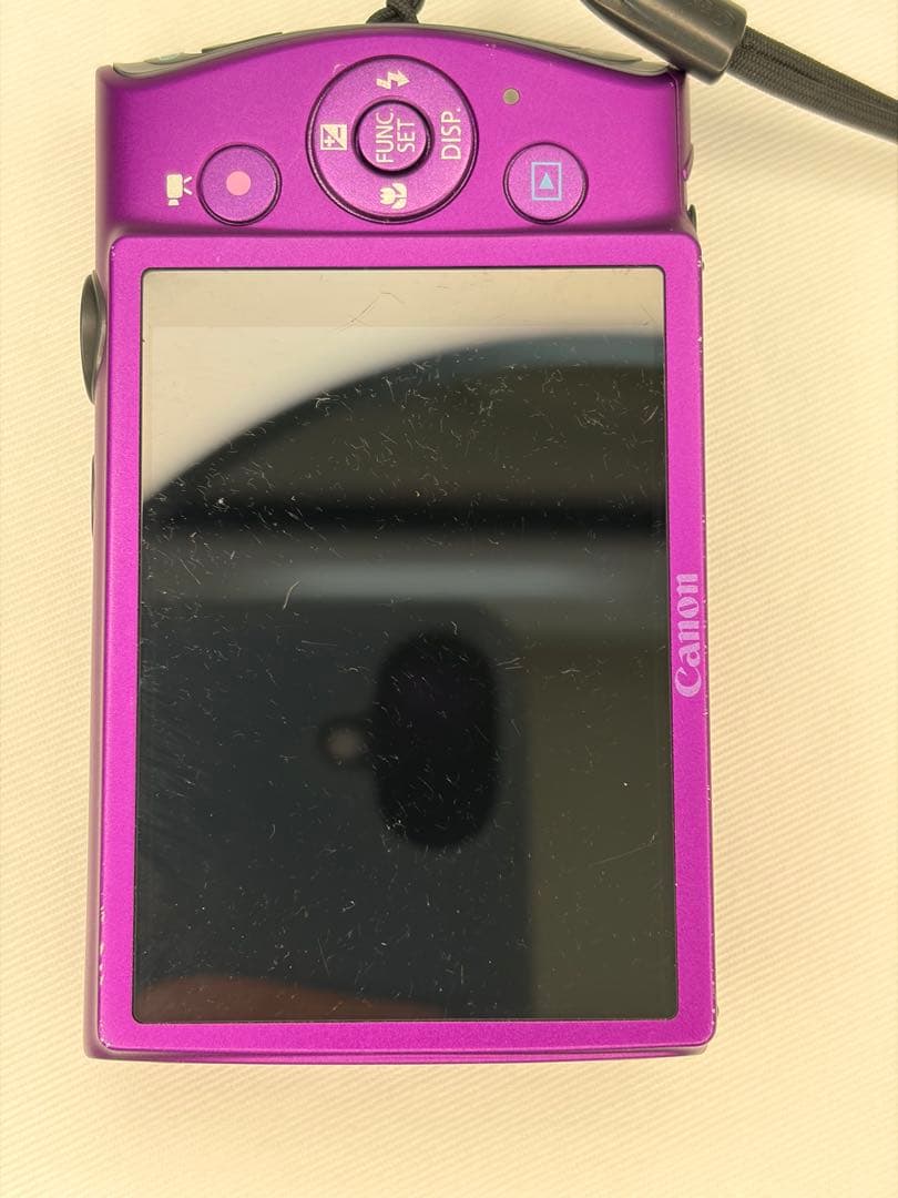 訳アリ Canon IXY600fパープルコンパクトデジタルカメラ