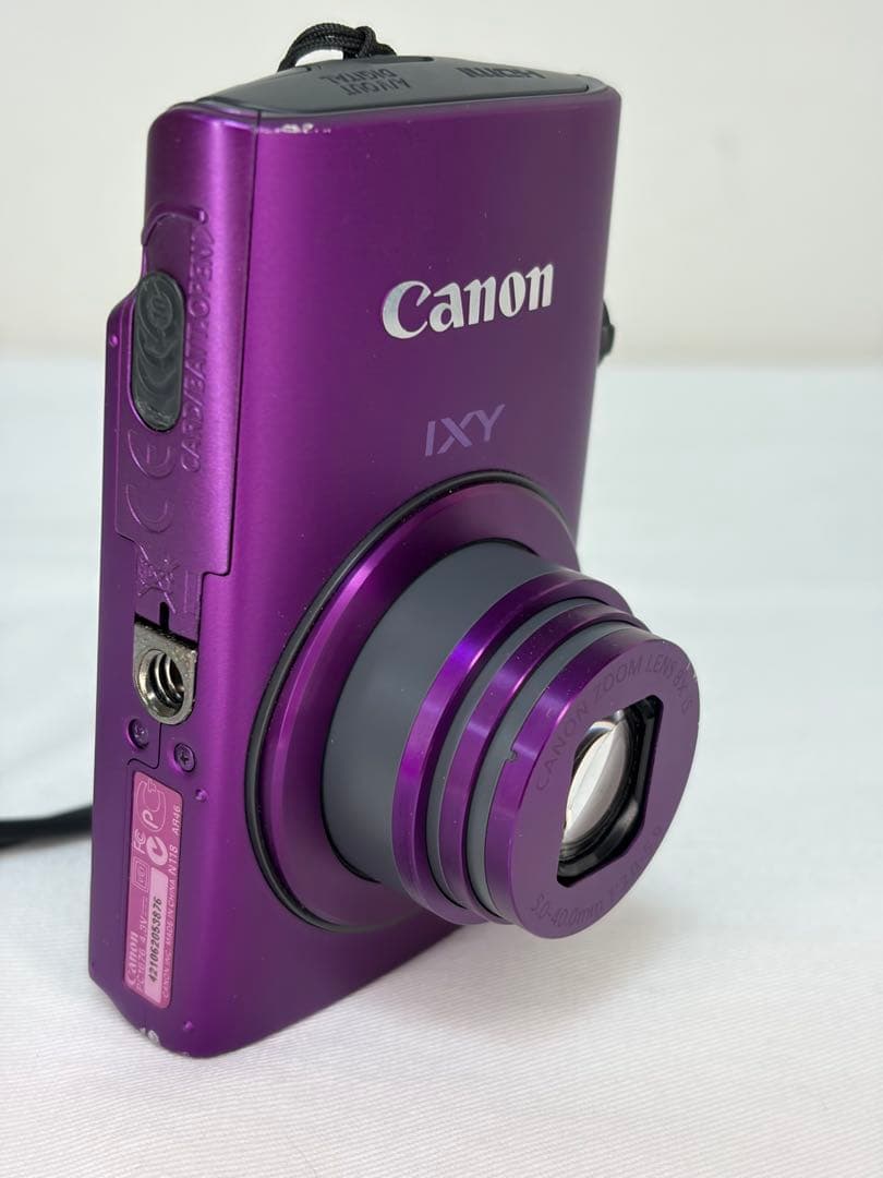 訳アリ Canon IXY600fパープルコンパクトデジタルカメラ