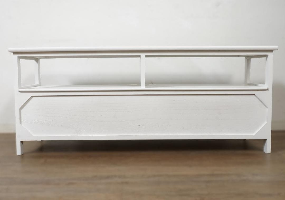 フォロー割【新品】フェミニン　テレビ台　クリスタル調ハンドル アウトレット