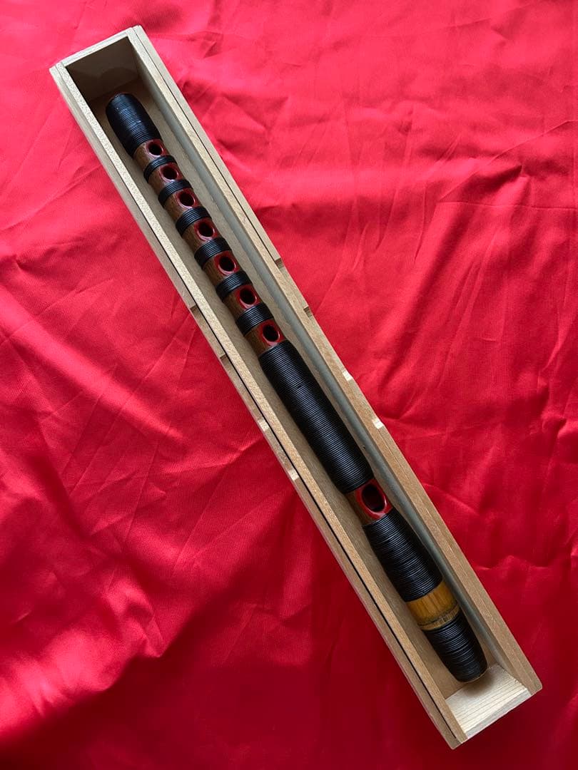 能管 (煤竹製 籐巻) : 龍笛 竜笛 神楽笛 横笛 篳篥 高麗笛 雅楽