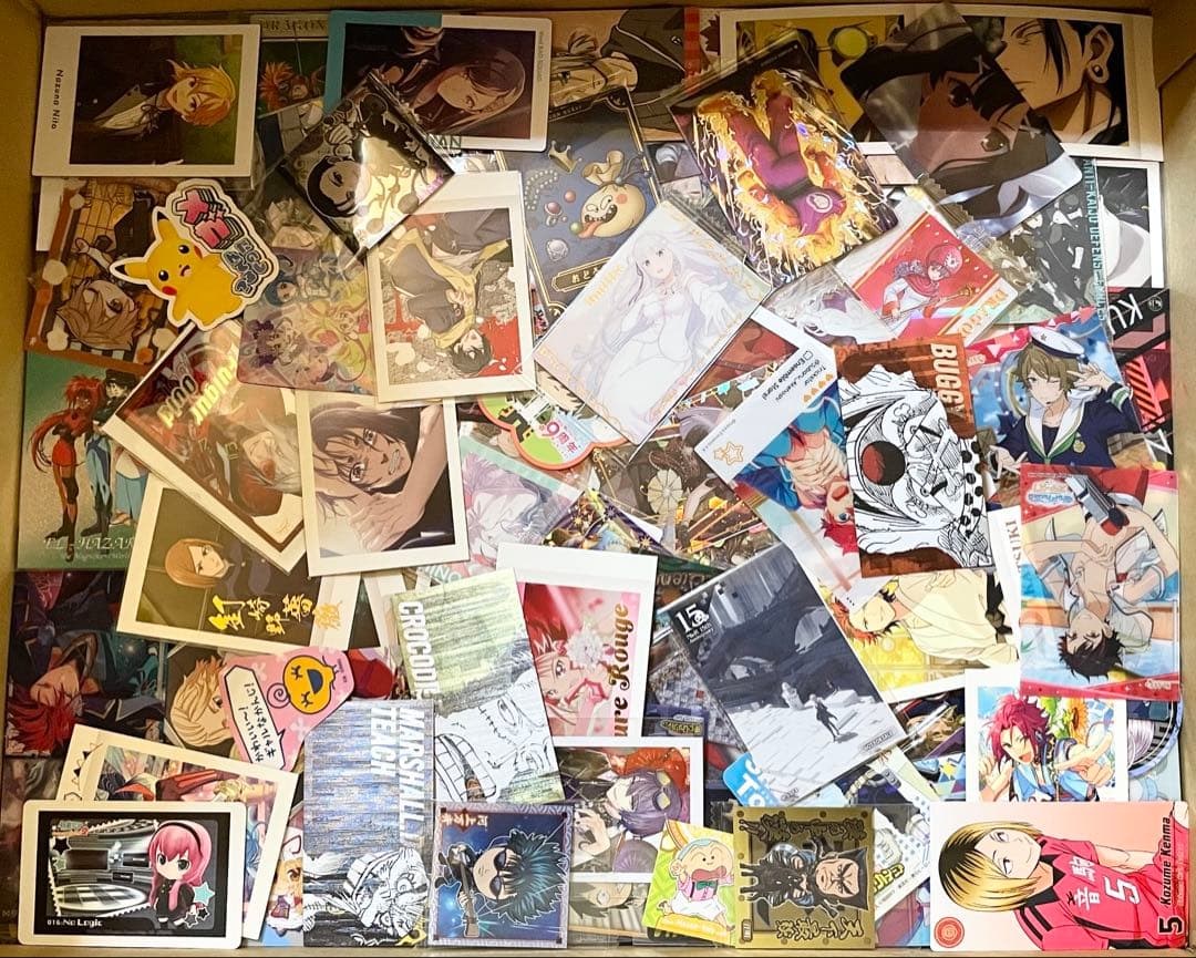 アニメ キャラクター カード シール 紙類 薄物 3200枚 まとめ売り