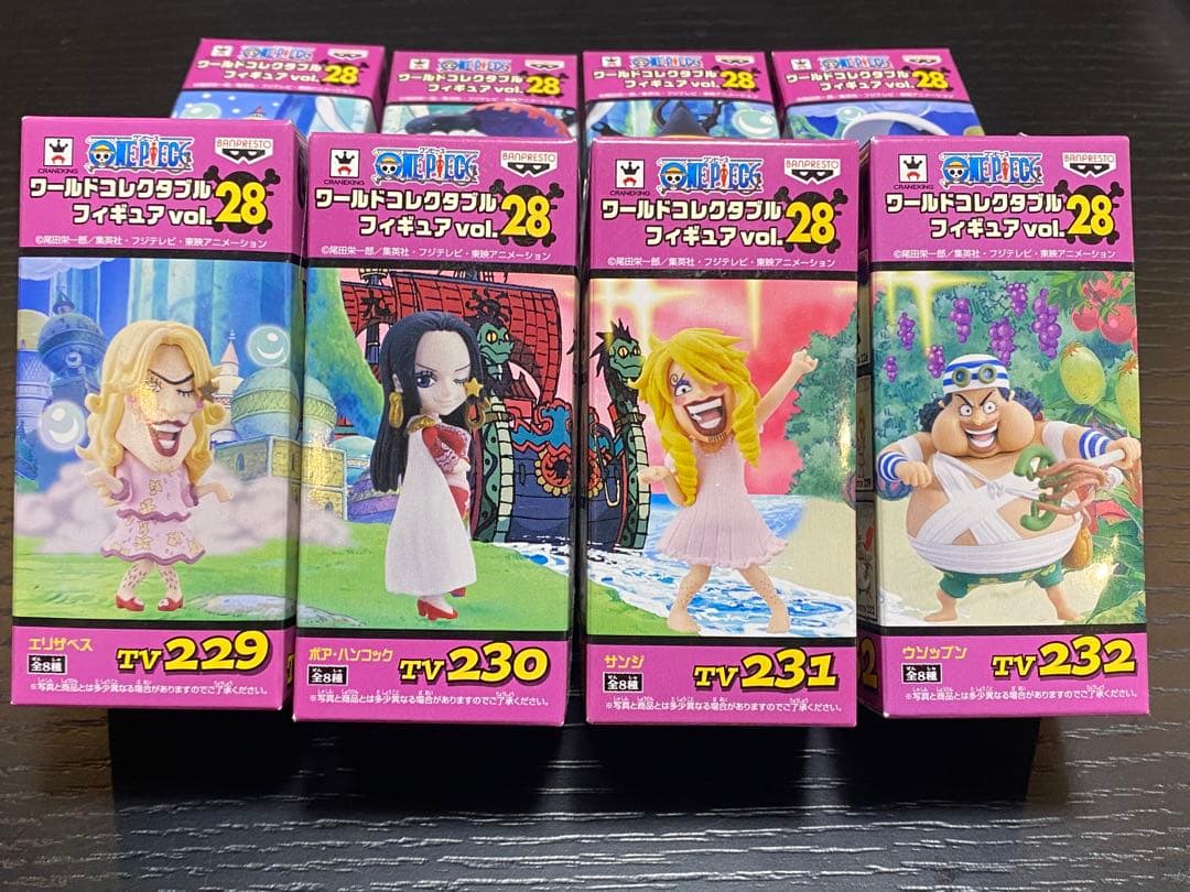 ONE PIECEワールドコレクタブルフィギュア　8種セット　vol.28