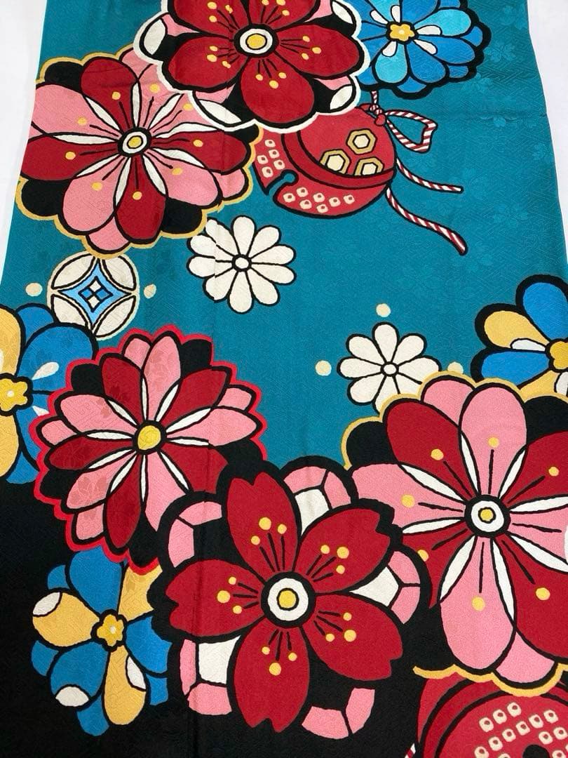 振袖 豪華 紋意匠 身丈174cm 撥水加工済