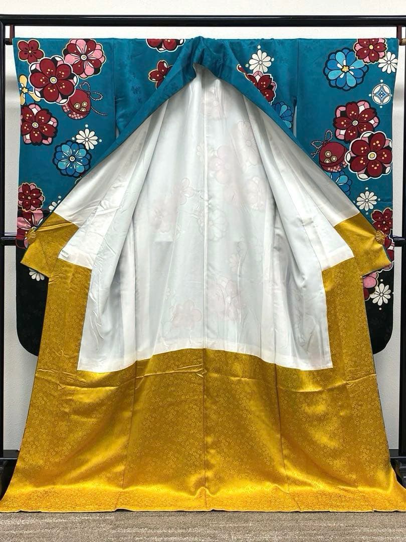 振袖 豪華 紋意匠 身丈174cm 撥水加工済