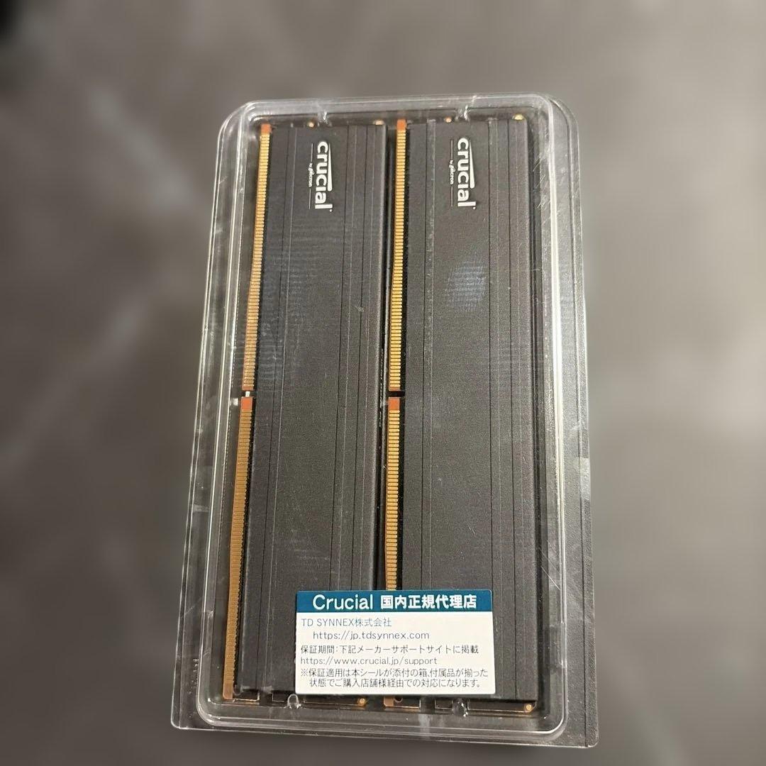 Crucial DDR5 Pro メモリー 64GB（32GB × 2）