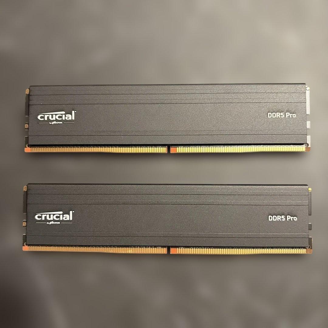 Crucial DDR5 Pro メモリー 64GB（32GB × 2）