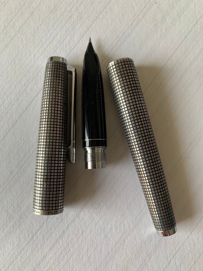 PILOT（パイロット） カスタム スターリングシルバー 万年筆 18K WG