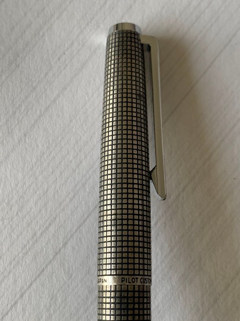 PILOT（パイロット） カスタム スターリングシルバー 万年筆 18K WG
