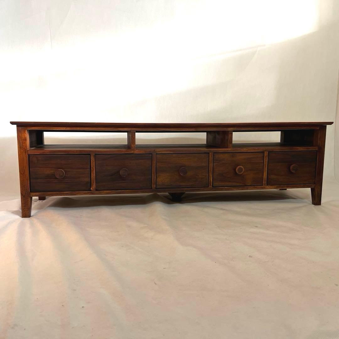 木製テレビ台・AVラック・W148cm 引き出し付き