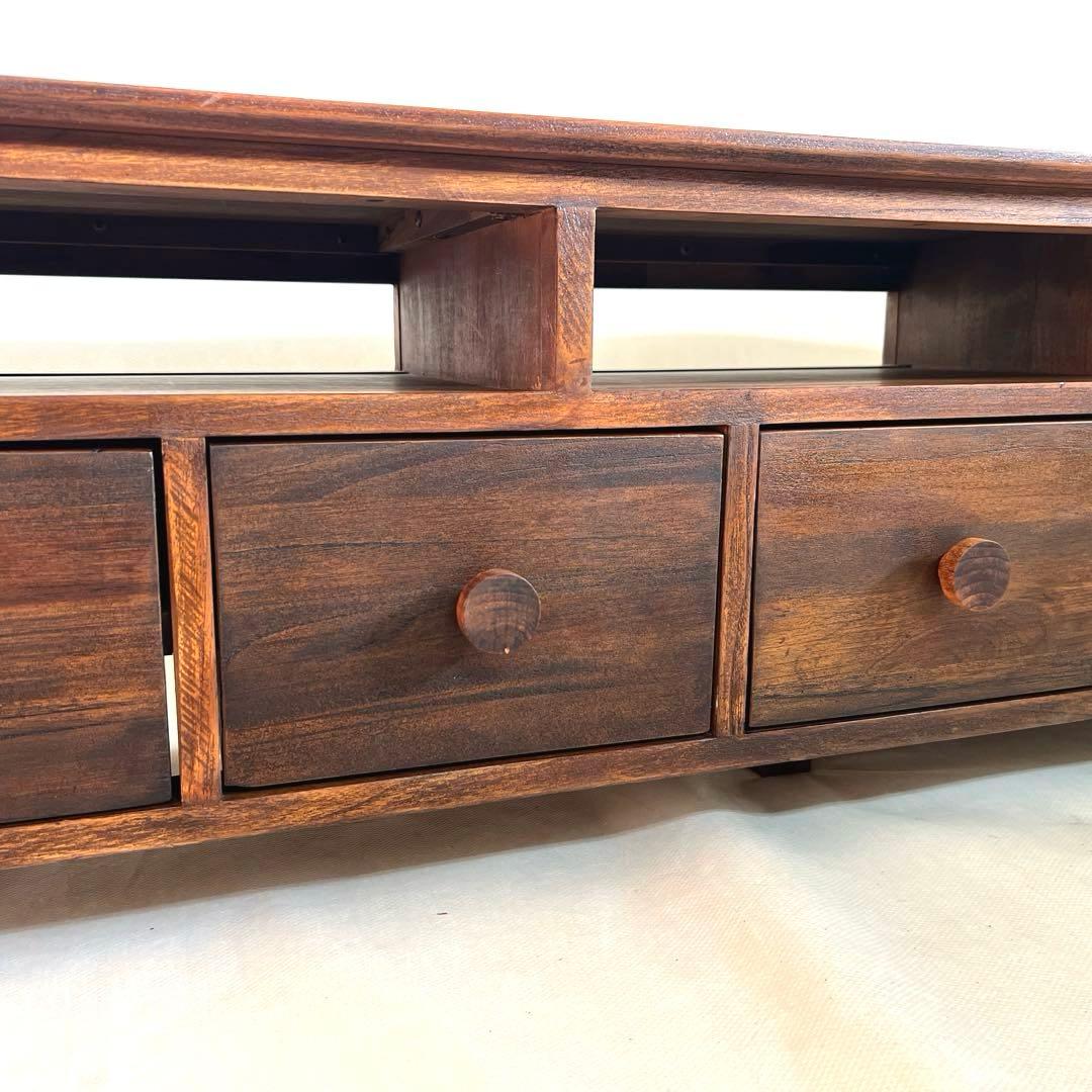 木製テレビ台・AVラック・W148cm 引き出し付き