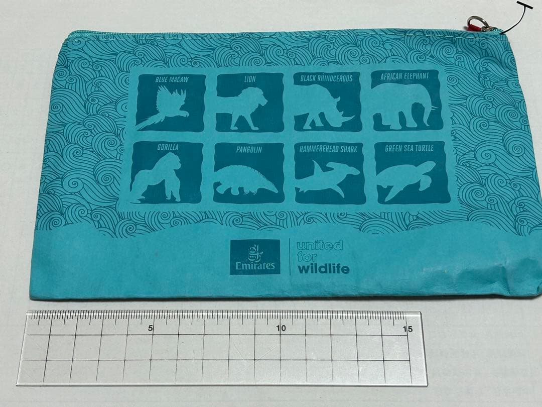 エミレーツ航空 トラベルポーチ 動物デザイン