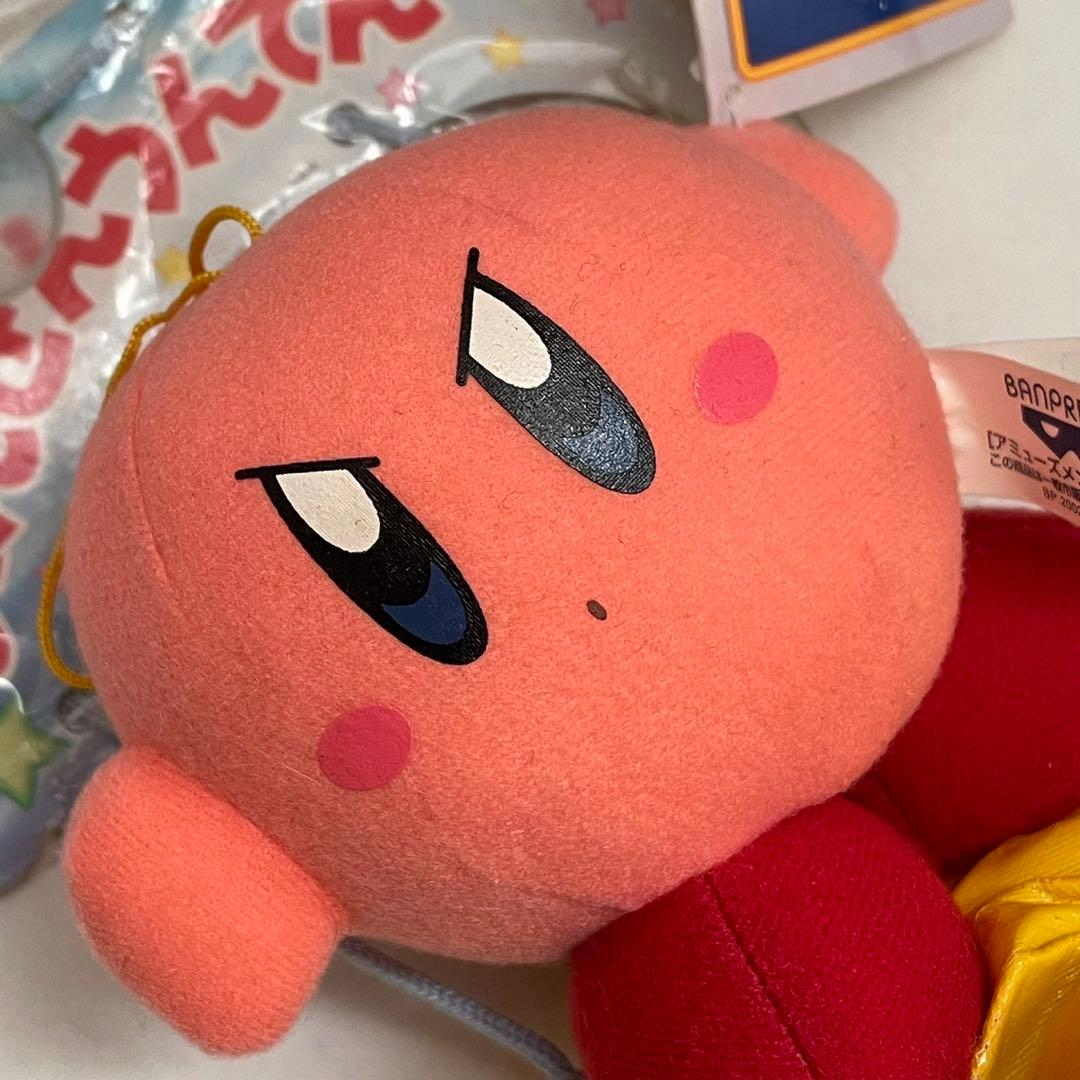 星のカービィ　メッセージプレート付きぬいぐるみ　カービィ　タグ付き