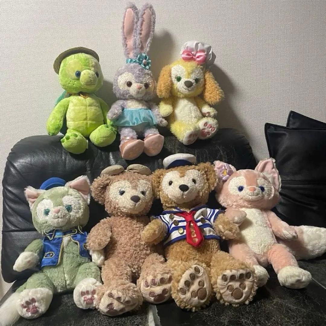 ダッフィ&フレンズ　ぬいぐるみ　7体セット　コンプリート