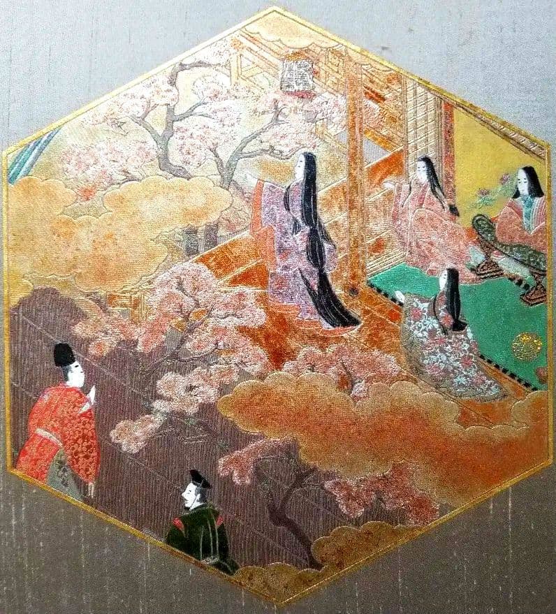 刺繍絵画　[紫雲]作