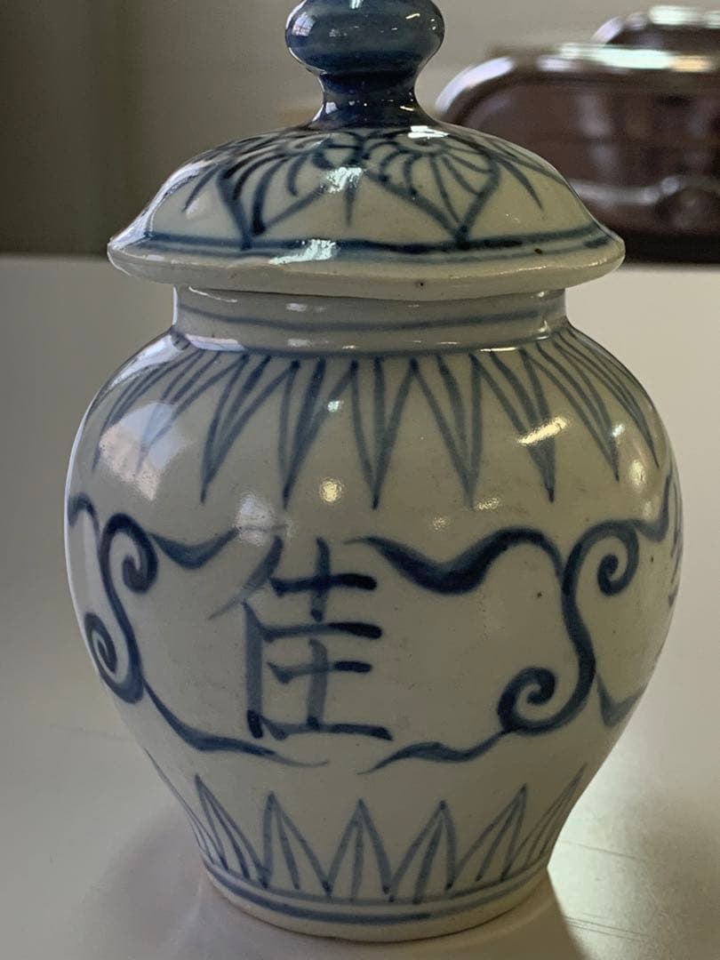 中国清時代染付小壺