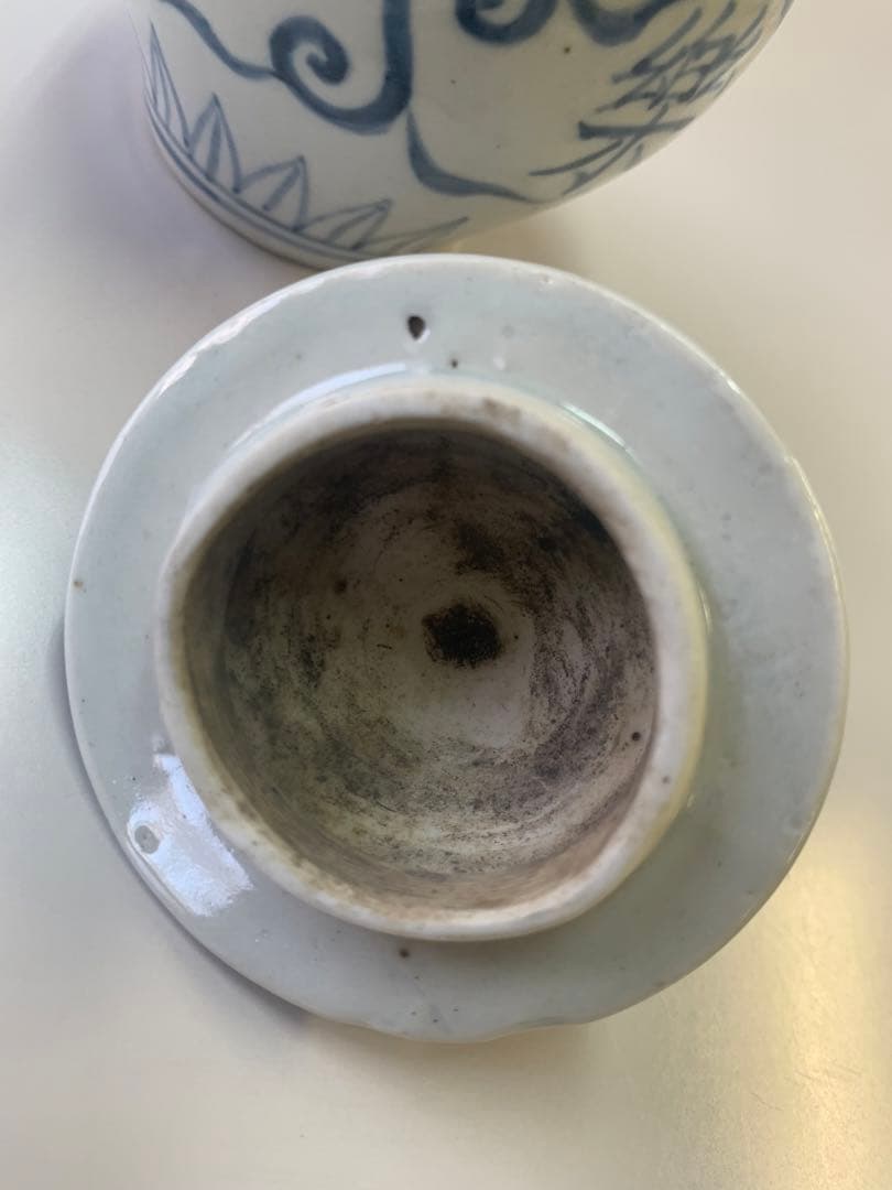 中国清時代染付小壺