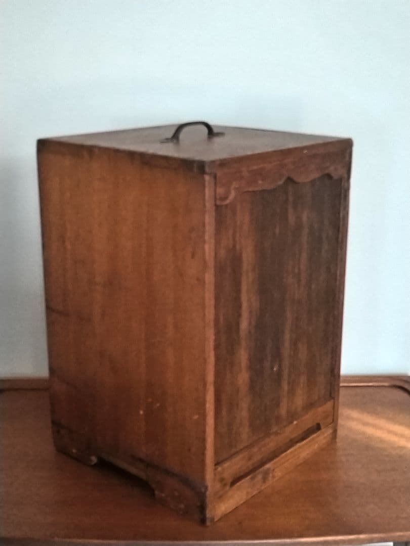 オカモチ木製引き出し式タンス 7段